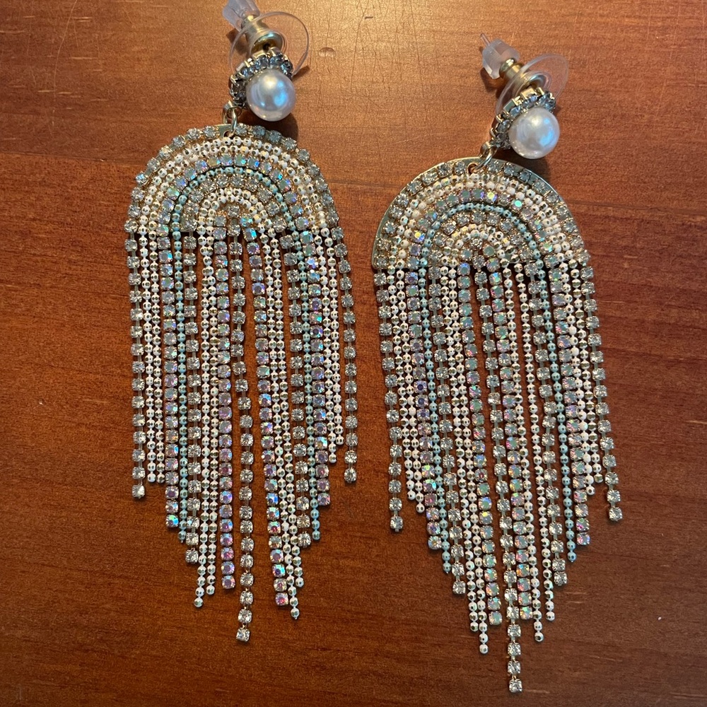 Rainbow Drop earrings